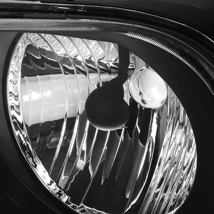 FAROS 05-09 FORD MUSTANG 2-DOOR - DOES NOT FIT SHELBY GT500 MODELS - BLACK HOUSING / CLEAR CORNER - H13 LOW BEAM / HIGH BEAM