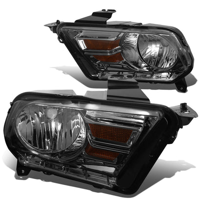 FAROS 10-14 FORD MUSTANG 2-DOOR - H13 LOW BEAM / HIGH BEAM - SMOKE HOUSING / AMBER CORNER