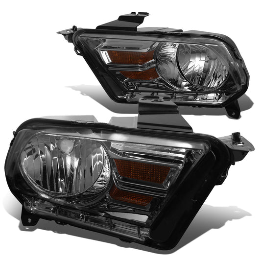 FAROS 10-14 FORD MUSTANG 2-DOOR - H13 LOW BEAM / HIGH BEAM - SMOKE HOUSING / AMBER CORNER