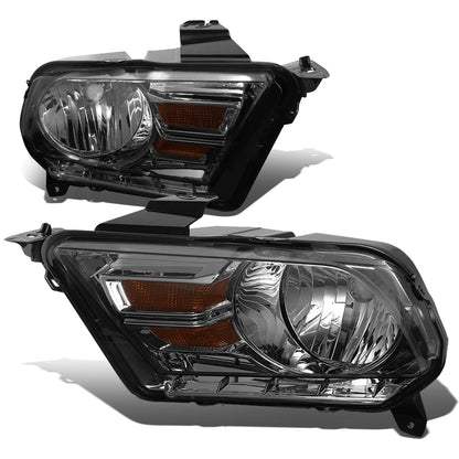 FAROS 10-14 FORD MUSTANG 2-DOOR - H13 LOW BEAM / HIGH BEAM - SMOKE HOUSING / AMBER CORNER