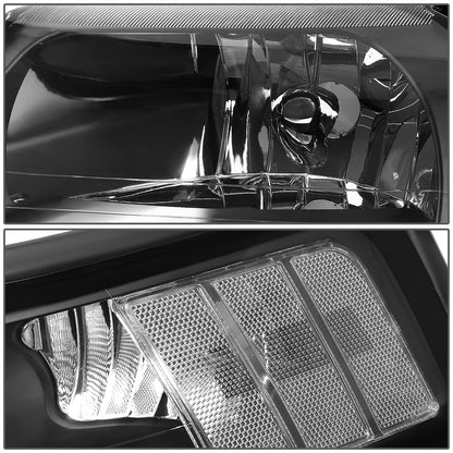 FAROS 99-04 FORD MUSTANG 2-DOOR - H13 LOW BEAM / HIGH BEAM - BLACK HOUSING / CLEAR CORNER