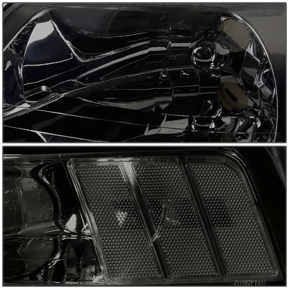 FAROS 99-04 FORD MUSTANG 2-DOOR - H13 LOW BEAM / HIGH BEAM - SMOKE HOUSING / CLEAR CORNER