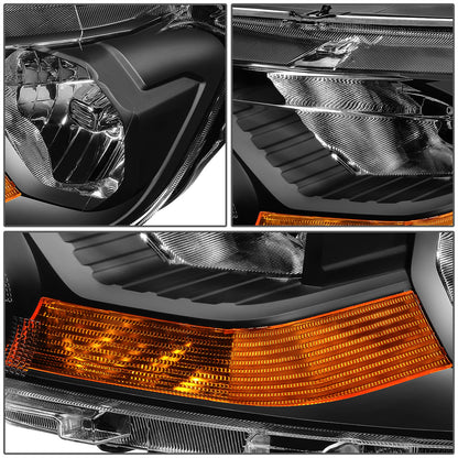 FAROS 19-23 FORD RANGER XL, XLT - FITS HALOGEN HEADLIGHT MODELS ONLY - BLACK HOUSING / AMBER CORNER