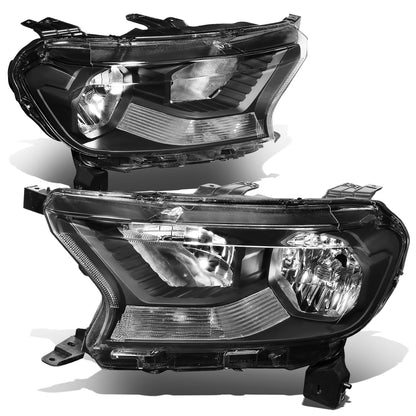 FAROS 19-23 FORD RANGER XL, XLT - FITS HALOGEN HEADLIGHT MODELS ONLY - BLACK HOUSING / CLEAR CORNER