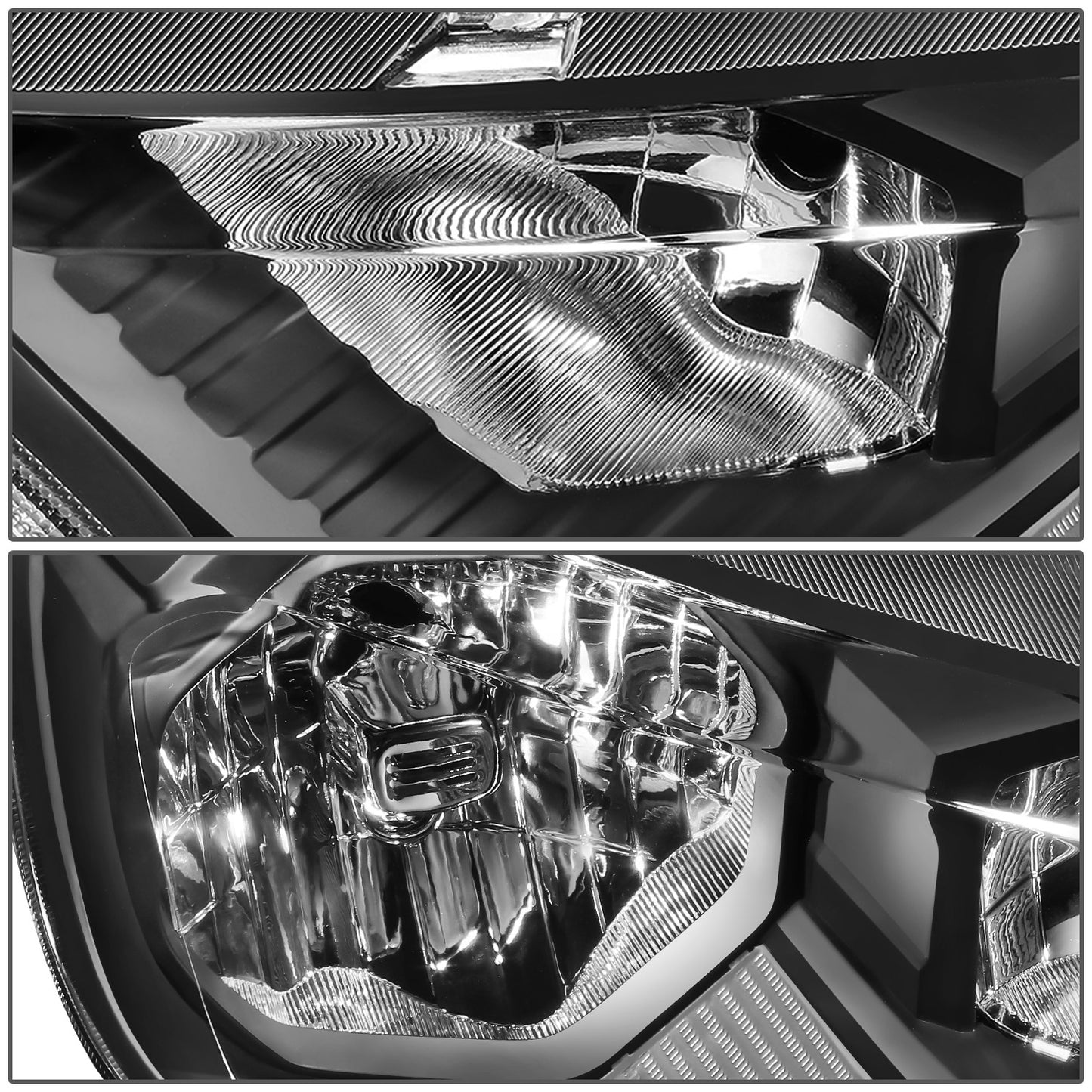 FAROS 19-23 FORD RANGER XL, XLT - FITS HALOGEN HEADLIGHT MODELS ONLY - BLACK HOUSING / CLEAR CORNER