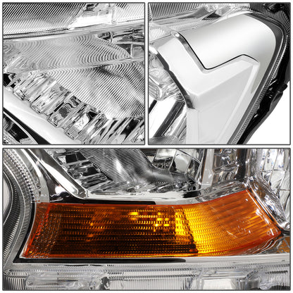 FAROS 19-23 FORD RANGER XL, XLT - FITS HALOGEN HEADLIGHT MODELS ONLY - CHROME HOUSING / AMBER CORNER