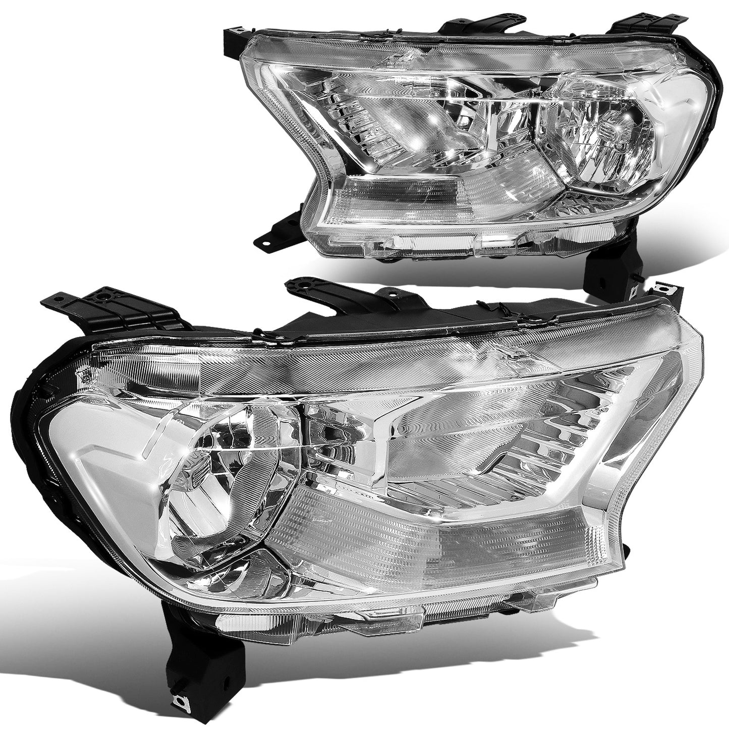 FAROS 19-23 FORD RANGER XL, XLT - FITS HALOGEN HEADLIGHT MODELS ONLY - CHROME HOUSING / CLEAR CORNER