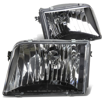 FAROS 93-97 FORD RANGER 2-DOOR - 9007 LOW BEAM / HIGH BEAM - BLACK HOUSING