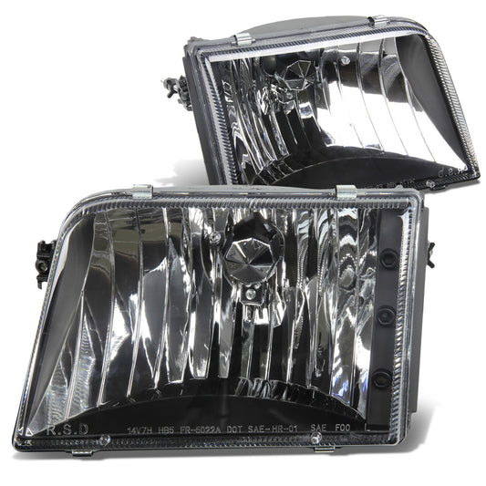 FAROS 93-97 FORD RANGER 2-DOOR - 9007 LOW BEAM / HIGH BEAM - BLACK HOUSING