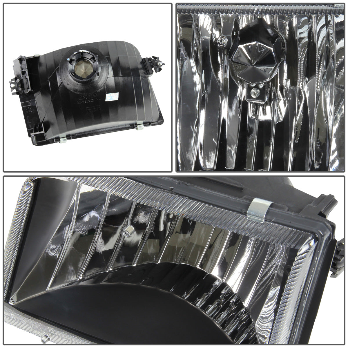 FAROS 93-97 FORD RANGER 2-DOOR - 9007 LOW BEAM / HIGH BEAM - BLACK HOUSING