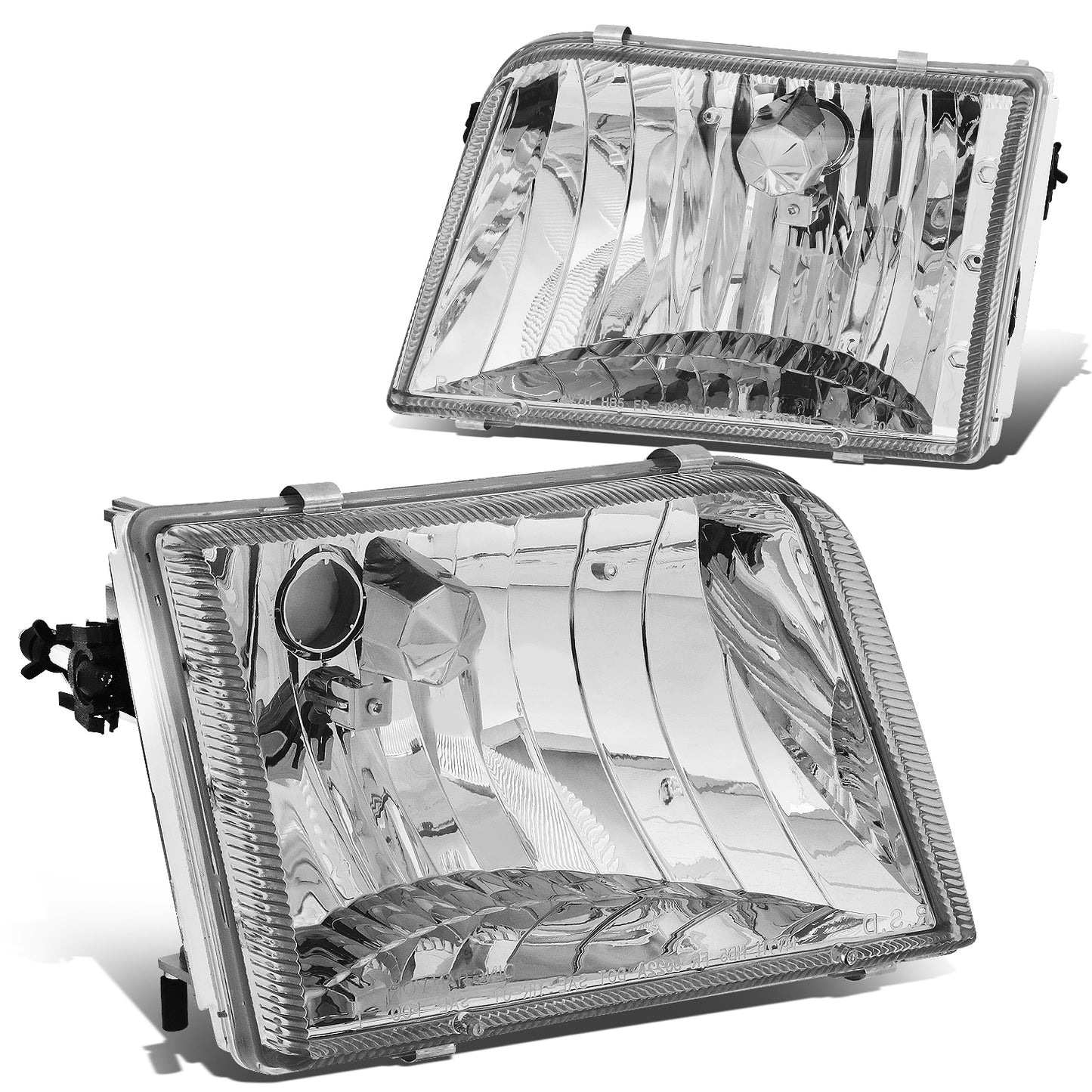 FAROS 93-97 FORD RANGER 2-DOOR - 9007 LOW BEAM / HIGH BEAM - CHROME HOUSING