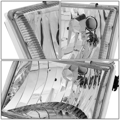 FAROS 93-97 FORD RANGER 2-DOOR - 9007 LOW BEAM / HIGH BEAM - CHROME HOUSING