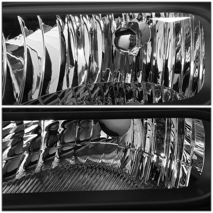 FAROS 05-07 FORD F-250, F-350, F-450, F-550 2/4-DOOR SUPER DUTY - H13 LOW BEAM / HIGH BEAM - BLACK HOUSING / CLEAR CORNER