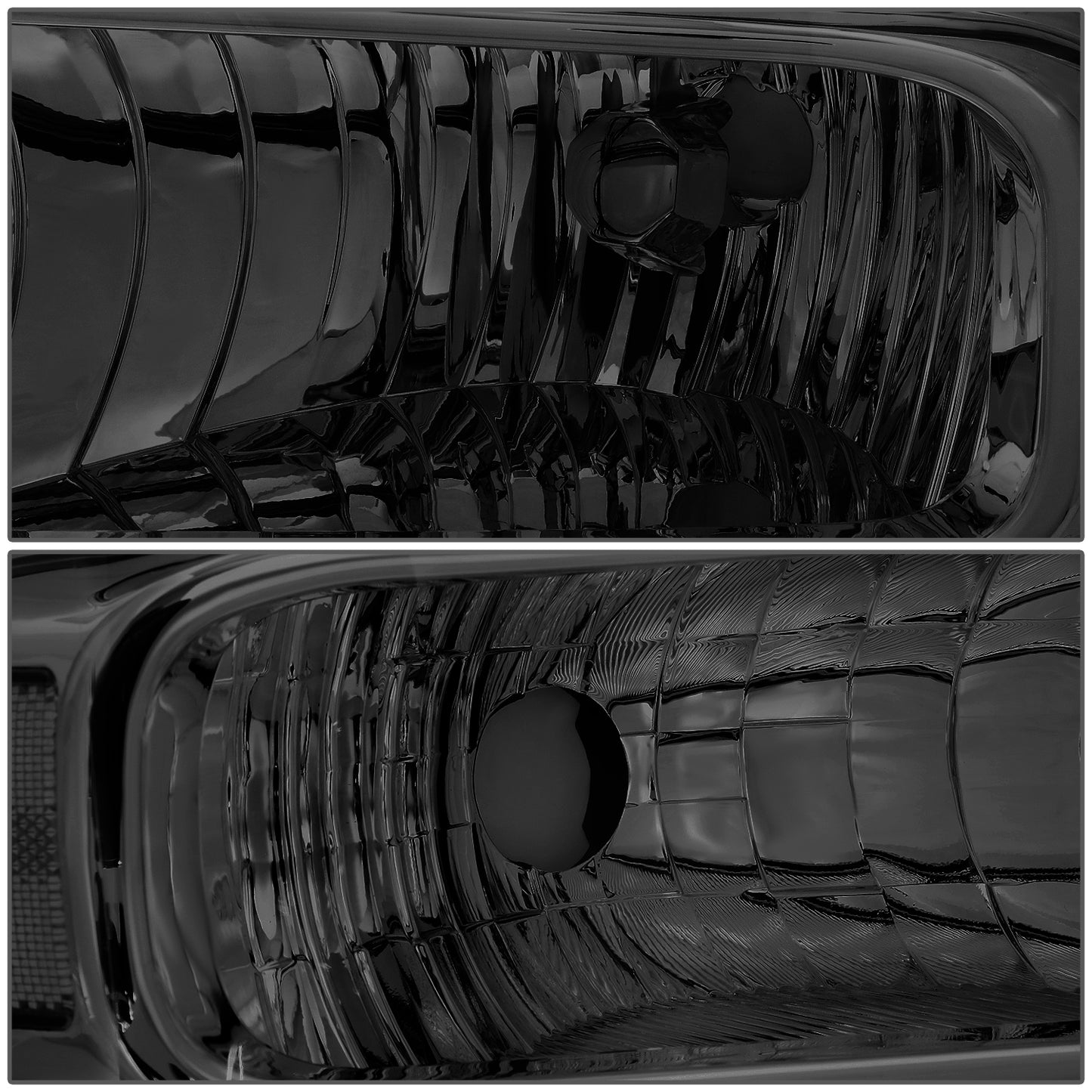 FAROS 05-07 FORD F-250, F-350, F-450, F-550 2/4-DOOR SUPER DUTY - H13 LOW BEAM / HIGH BEAM - SMOKE HOUSING / CLEAR CORNER