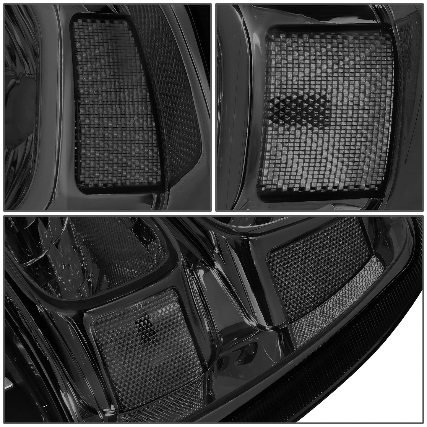 FAROS 05-07 FORD F-250, F-350, F-450, F-550 2/4-DOOR SUPER DUTY - H13 LOW BEAM / HIGH BEAM - SMOKE HOUSING / CLEAR CORNER