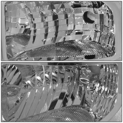 FAROS 11-16 FORD F-250, F-350, F-450, F-550 - SUPER DUTY 2/4-DOOR - H13 LOW BEAM / HIGH BEAM - CHROME HOUSING / CLEAR CORNER