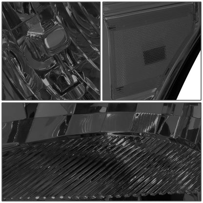 FAROS 11-16 FORD F-250, F-350, F-450, F-550 - SUPER DUTY 2/4-DOOR - H13 LOW BEAM / HIGH BEAM - SMOKE HOUSING / CLEAR CORNER