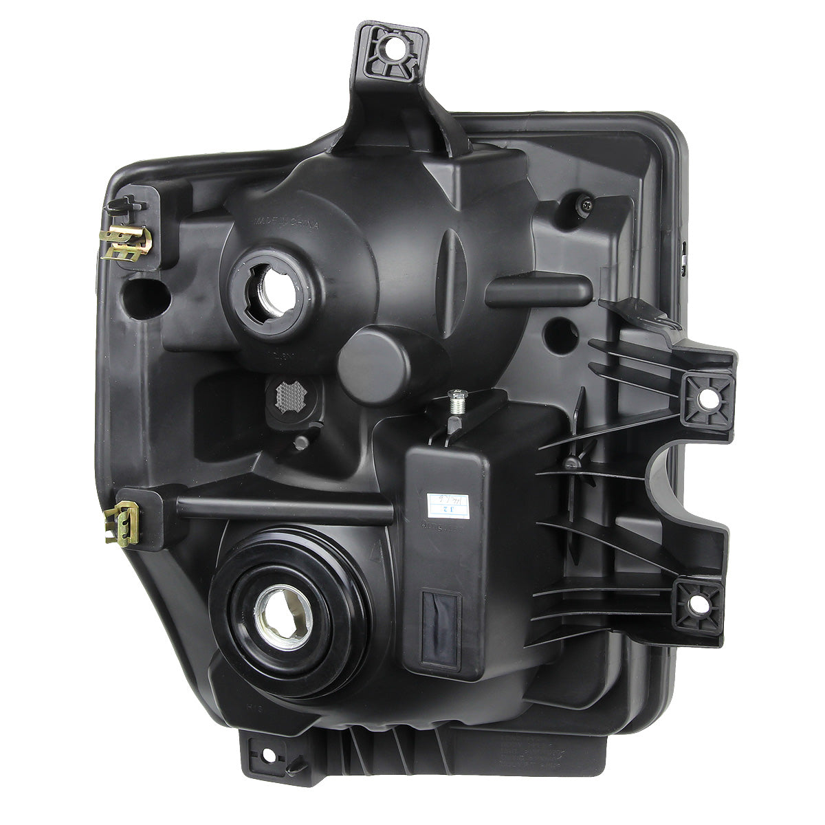 FAROS 08-10 FORD F-250, F-350, F-450, F-550 - SUPER DUTY 2/4-DOOR - H13 LOW BEAM / HIGH BEAM - BLACK HOUSING / CLEAR CORNER