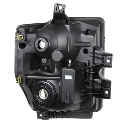 FAROS 08-10 FORD F-250, F-350, F-450, F-550 - SUPER DUTY 2/4-DOOR - H13 LOW BEAM / HIGH BEAM - BLACK HOUSING / CLEAR CORNER