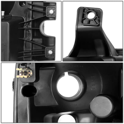 FAROS 08-10 FORD F-250, F-350, F-450, F-550 - SUPER DUTY 2/4-DOOR - H13 LOW BEAM / HIGH BEAM - CHROME HOUSING / CLEAR CORNER