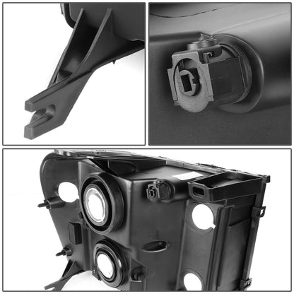 FAROS 07-13 GMC SIERRA 1500 / 07-14 GMC SIERRA 2500, 3500 2/4-DOOR - H11 LOW BEAM / 9005 HIGH BEAM - SMOKE HOUSING / AMBER CORNER