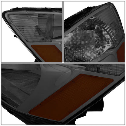 FAROS 03-07 HONDA ACCORD 2/4-DOOR - 9006 LOW BEAM / 9005 HIGH BEAM - SMOKE HOUSING / AMBER CORNER