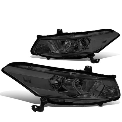 FAROS 08-12 HONDA ACCORD 2-DR COUPE - PROJECTOR - 9005 HIGH BEAM / H11 LOW BEAM - SMOKE HOUSING / CLEAR CORNER