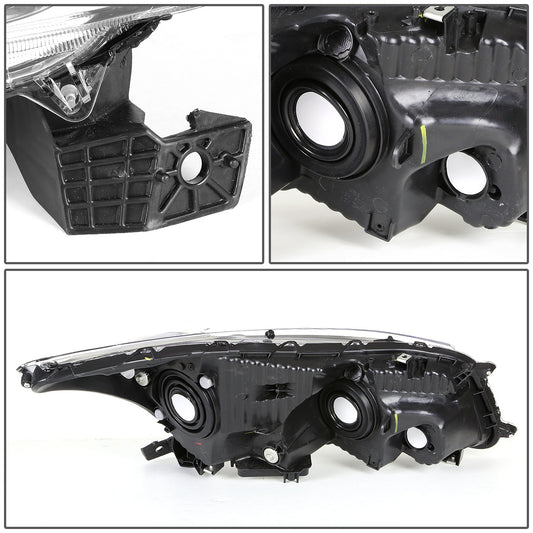 FAROS 08-12 HONDA ACCORD 4-DOOR - 9006 LOW BEAM / 9005 HIGH BEAM - SMOKE HOUSING / AMBER CORNER