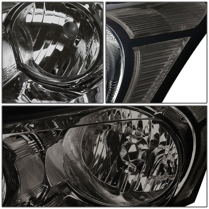 FAROS 08-12 HONDA ACCORD 4-DOOR - 9006 LOW BEAM / 9005 HIGH BEAM - SMOKE HOUSING / CLEAR CORNER