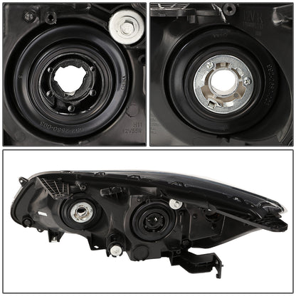 FAROS 13-15 HONDA ACCORD 4-DOOR - PROJECTOR - H11 LOW BEAM / 9005 HIGH BEAM - BLACK HOUSING / AMBER CORNER