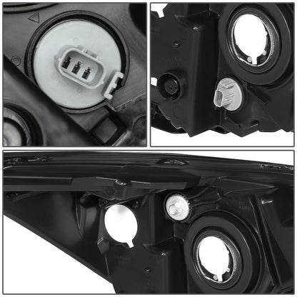 FAROS 16-17 HONDA ACCORD SEDAN - FITS EX, EX-L, SE SPORT MODELS WITH HALOGEN HEADLIGHTS & LED DRL - PROJECTOR - H11 LOW / 9005 HIGH / 7444NA SIGNAL - BLACK HOUSING / CLEAR CORNER