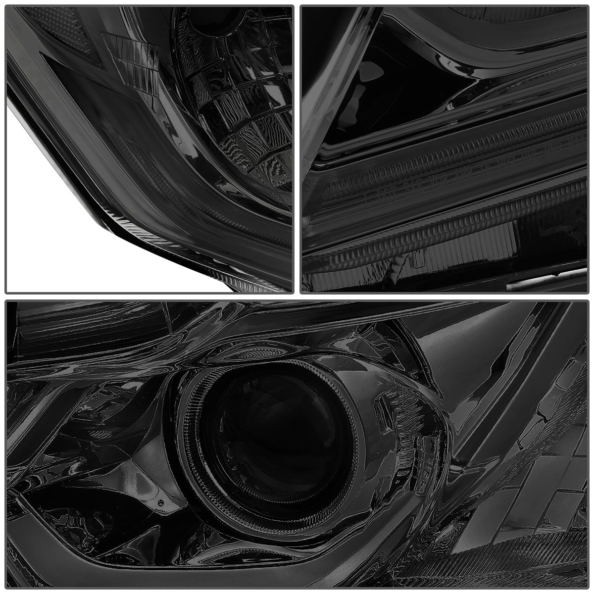 FAROS 16-17 HONDA ACCORD SEDAN - FITS EX, EX-L, SE SPORT MODELS WITH HALOGEN HEADLIGHTS & LED DRL - PROJECTOR - H11 LOW / 9005 HIGH / 7444NA SIGNAL - SMOKE HOUSING / CLEAR CORNER