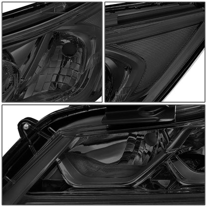 FAROS 16-17 HONDA ACCORD SEDAN - FITS EX, EX-L, SE SPORT MODELS WITH HALOGEN HEADLIGHTS & LED DRL - PROJECTOR - H11 LOW / 9005 HIGH / 7444NA SIGNAL - SMOKE HOUSING / CLEAR CORNER