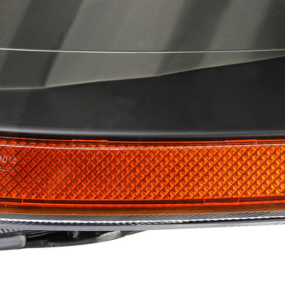 FAROS 98-02 HONDA ACCORD 2/4-DOOR - 9006 LOW BEAM / 9005 HIGH BEAM - BLACK HOUSING / AMBER CORNER