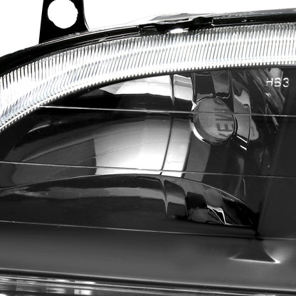 FAROS 98-02 HONDA ACCORD 2/4-DOOR - 9006 LOW BEAM / 9005 HIGH BEAM - BLACK HOUSING / CLEAR CORNER