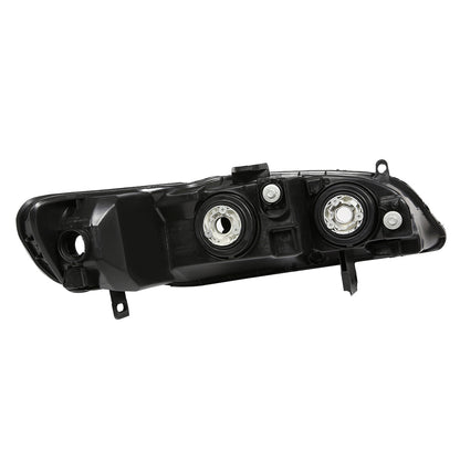 FAROS 98-02 HONDA ACCORD 2/4-DOOR - 9006 LOW BEAM / 9005 HIGH BEAM - SMOKE HOUSING / CLEAR CORNER