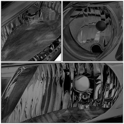 FAROS 06-09 HONDA CIVIC 4-DOOR - 9006 LOW BEAM / 9005 HIGH BEAM - SMOKE HOUSING / CLEAR CORNER