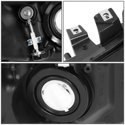 FAROS 06-09 HONDA CIVIC 4-DOOR - 9006 LOW BEAM / 9005 HIGH BEAM - SMOKE HOUSING / CLEAR CORNER