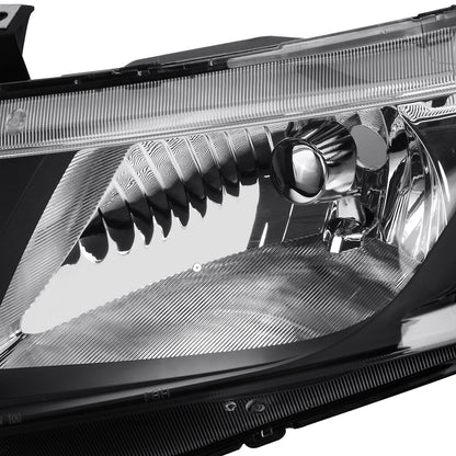FAROS 06-11 HONDA CIVIC SEDAN - OEM STYLE - 9006 LOW / 9005 HIGH / 1157A SIGNAL - BLACK HOUSING / AMBER CORNER