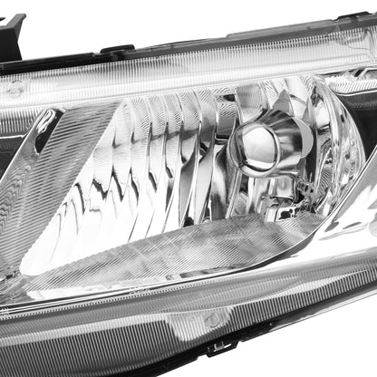 FAROS 06-11 HONDA CIVIC SEDAN - OEM STYLE - 9006 LOW / 9005 HIGH / 1157A SIGNAL - CHROME HOUSING / AMBER CORNER