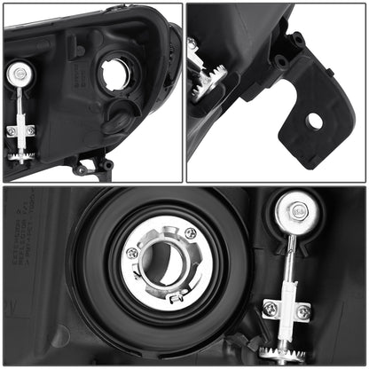 FAROS 06-11 HONDA CIVIC SEDAN - OEM STYLE - 9006 LOW / 9005 HIGH / 1157A SIGNAL - CHROME HOUSING / AMBER CORNER