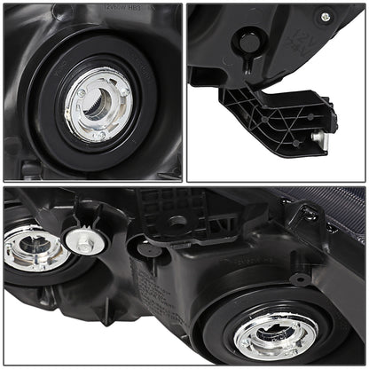 FAROS 12-15 HONDA CIVIC - 9006 LOW BEAM / 9005 HIGH BEAM - CHROME HOUSING / AMBER CORNER