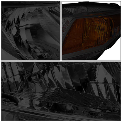 FAROS 12-15 HONDA CIVIC - 9006 LOW BEAM / 9005 HIGH BEAM - SMOKE HOUSING / AMBER CORNER
