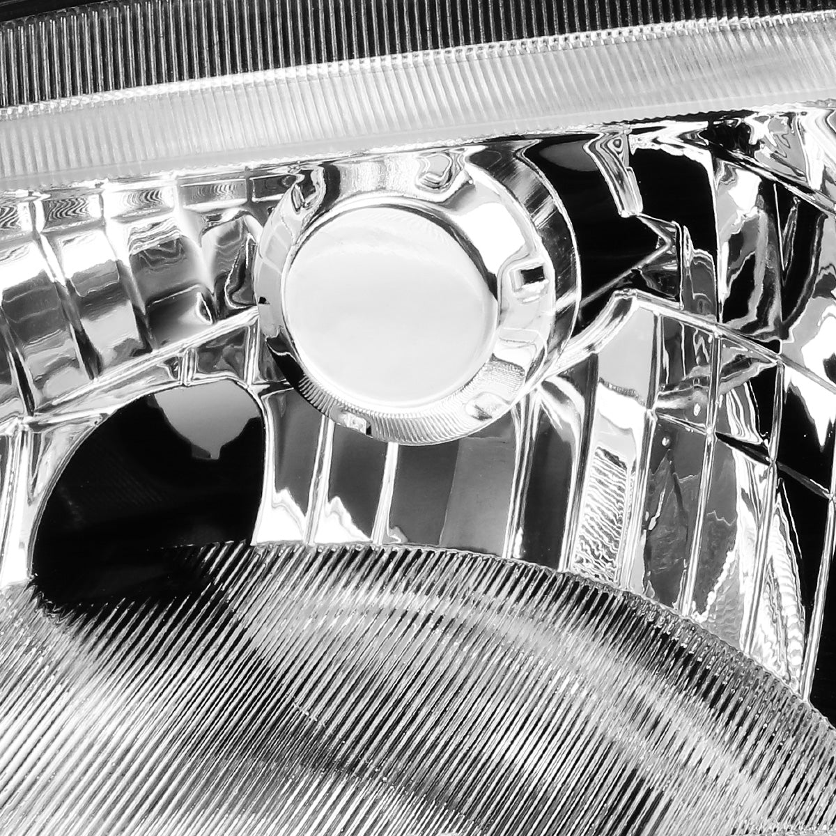 FAROS 92-95 HONDA CIVIC 2/3DR - H4 HEADLIGHT / 3946 SIGNAL - CHROME HOUSING / CLEAR CORNER