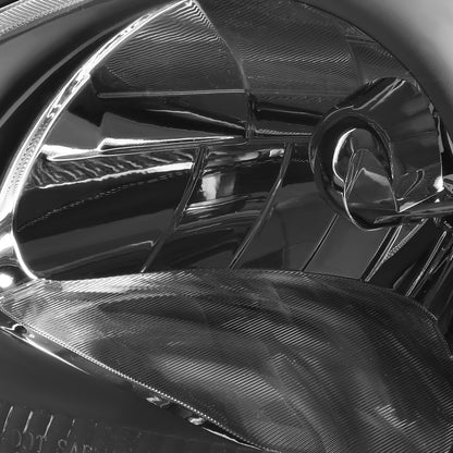 FAROS 96-98 HONDA CIVIC 2/3/4-DOOR - H4 LOW BEAM / HIGH BEAM - BLACK HOUSING / AMBER CORNER