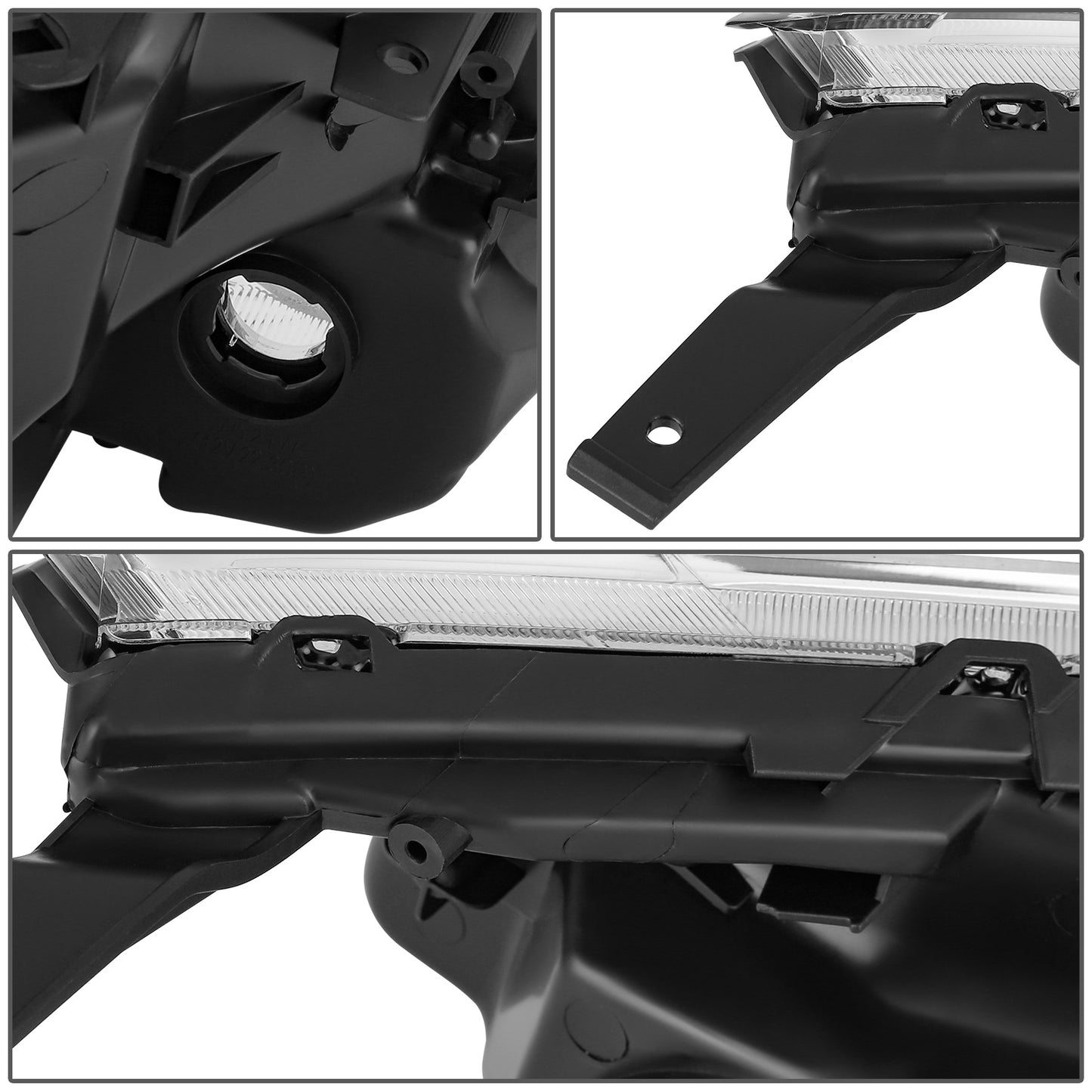 FAROS 07-11 HONDA CRV - H4 HIGH & LOW BEAM / 7440A SIGNAL / 168NA MARKER - CHROME HOUSING / AMBER CORNER