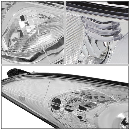 FAROS 11-13 HYUNDAI ELANTRA SEDAN - H7 LOW BEAM / H1 HIGH BEAM - CHROME HOUSING / CLEAR CORNER