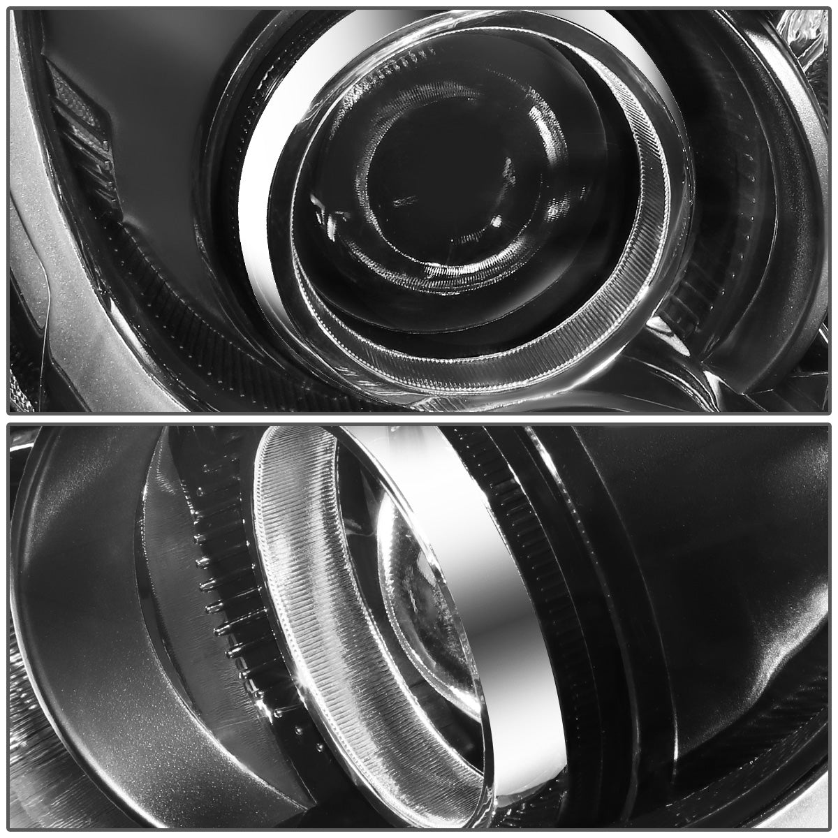 FAROS 17-18 HYUNDAI ELANTRA - PROJECTOR LOW BEAM - 9005 HIGH / H7 LOW PY21W SIGNAL - CHROME HOUSING / CLEAR CORNER