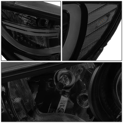 FAROS 17-18 HYUNDAI ELANTRA - PROJECTOR LOW BEAM - 9005 HIGH / H7 LOW PY21W SIGNAL - SMOKE HOUSING / CLEAR CORNER