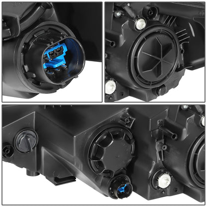 FAROS 17-18 HYUNDAI ELANTRA - PROJECTOR LOW BEAM - 9005 HIGH / H7 LOW PY21W SIGNAL - SMOKE HOUSING / CLEAR CORNER